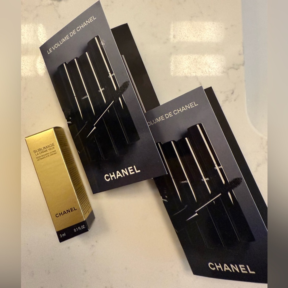 CHANEL Le Volume Mascara (2 of them) and Sublimage Eye Cream Set for Travel